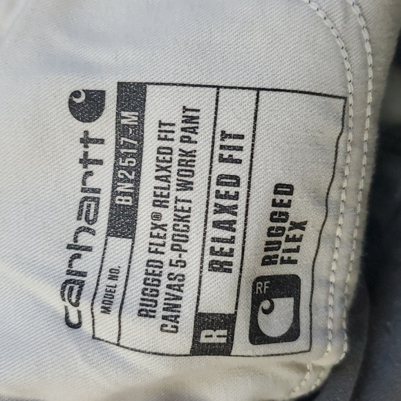 Carhartt Rugged Flex Relaxed Fit Canvas 5 Pocket Work Pant - Picture 7 of 8